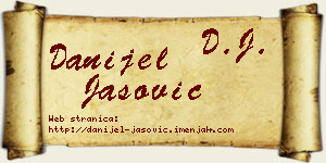 Danijel Jašović vizit kartica